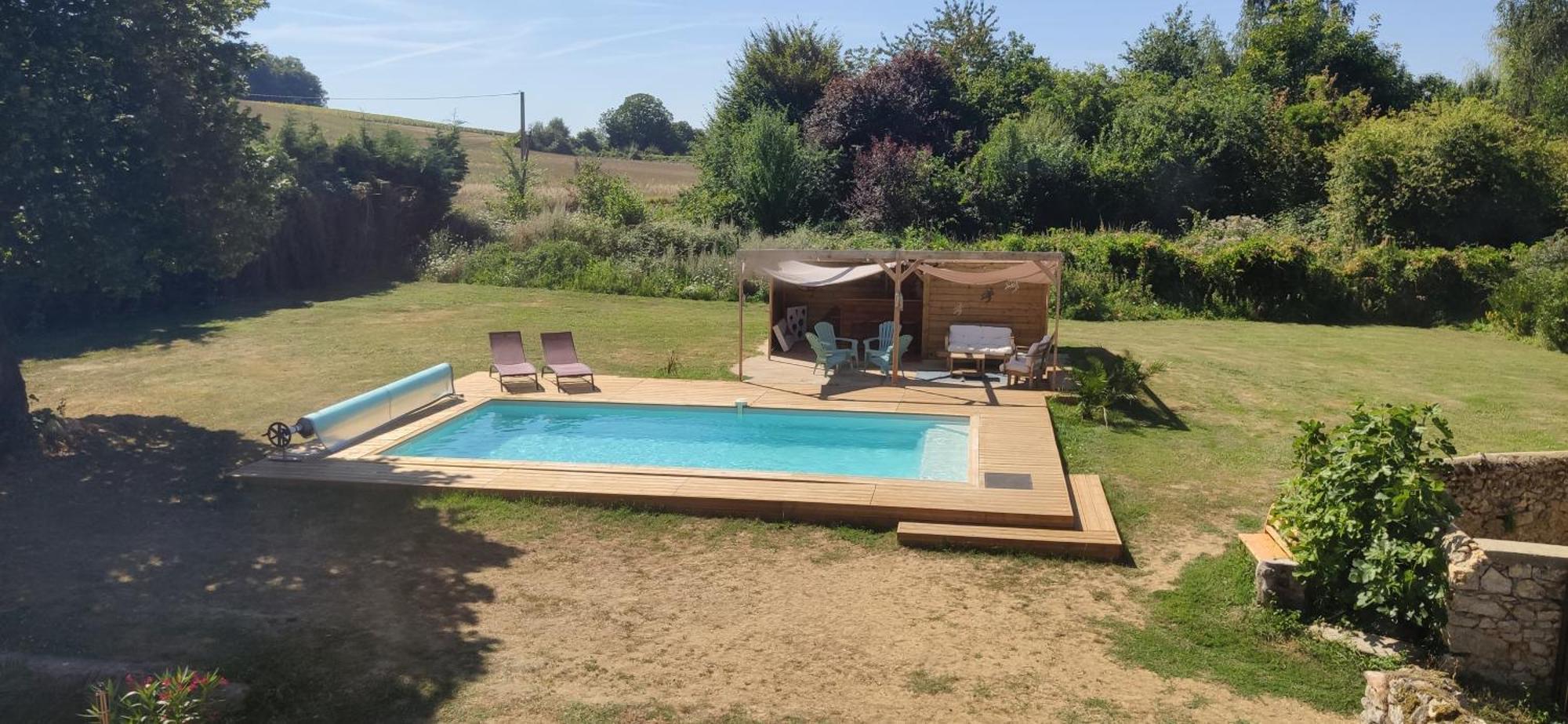 Gite Du Bois Richer 4 Etoiles Avec Piscine Fougere (Maine-et-Loire) Exterior foto